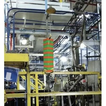 Accuform 8 in W x 30 in H, Plastic MFSD975ORYL